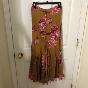 Living Doll brand floral maxi skirt